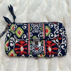 Vera Bradley Large Tab Clutch Wallet in Safari Sunset